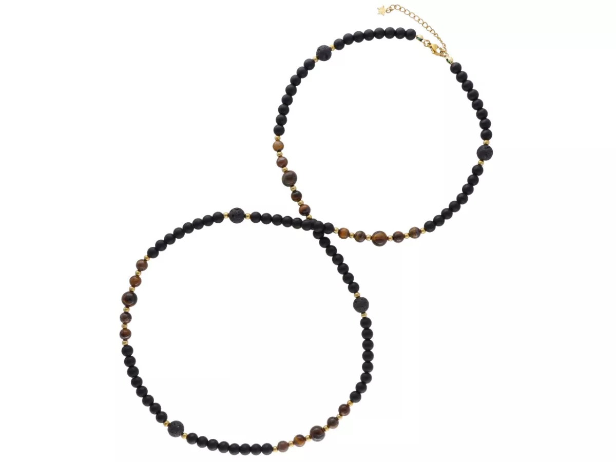 N3L19 NASZYJNIK LAWA I TYGRYSIE OKO