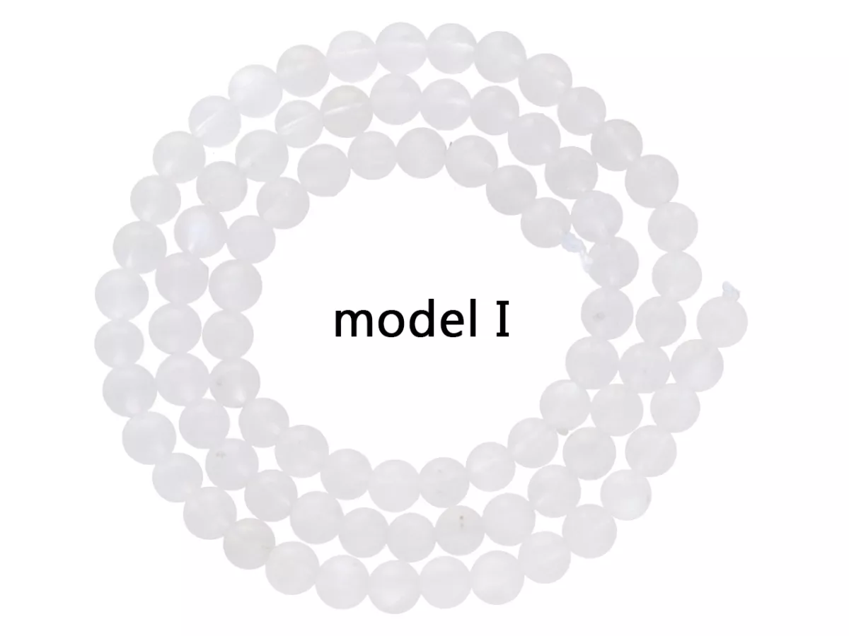 K7M81 KAMIEŃ KSIĘŻYCOWY KULE 5 mm - 1 SZNUR