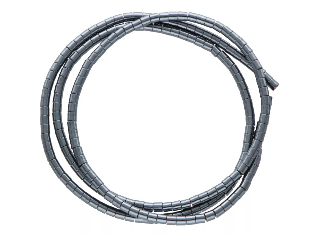 K7F42 HEMATYT WAŁKI 2/2 mm - 1 SZNUR