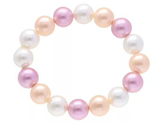 R2W25 BRANSOLETKA PERŁA MAJORKA KULE 12 mm