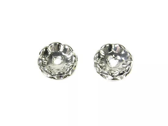 P4G98 PRZEKŁADKA Z CYRKONIAMI 10 mm - 2 SZTUKI