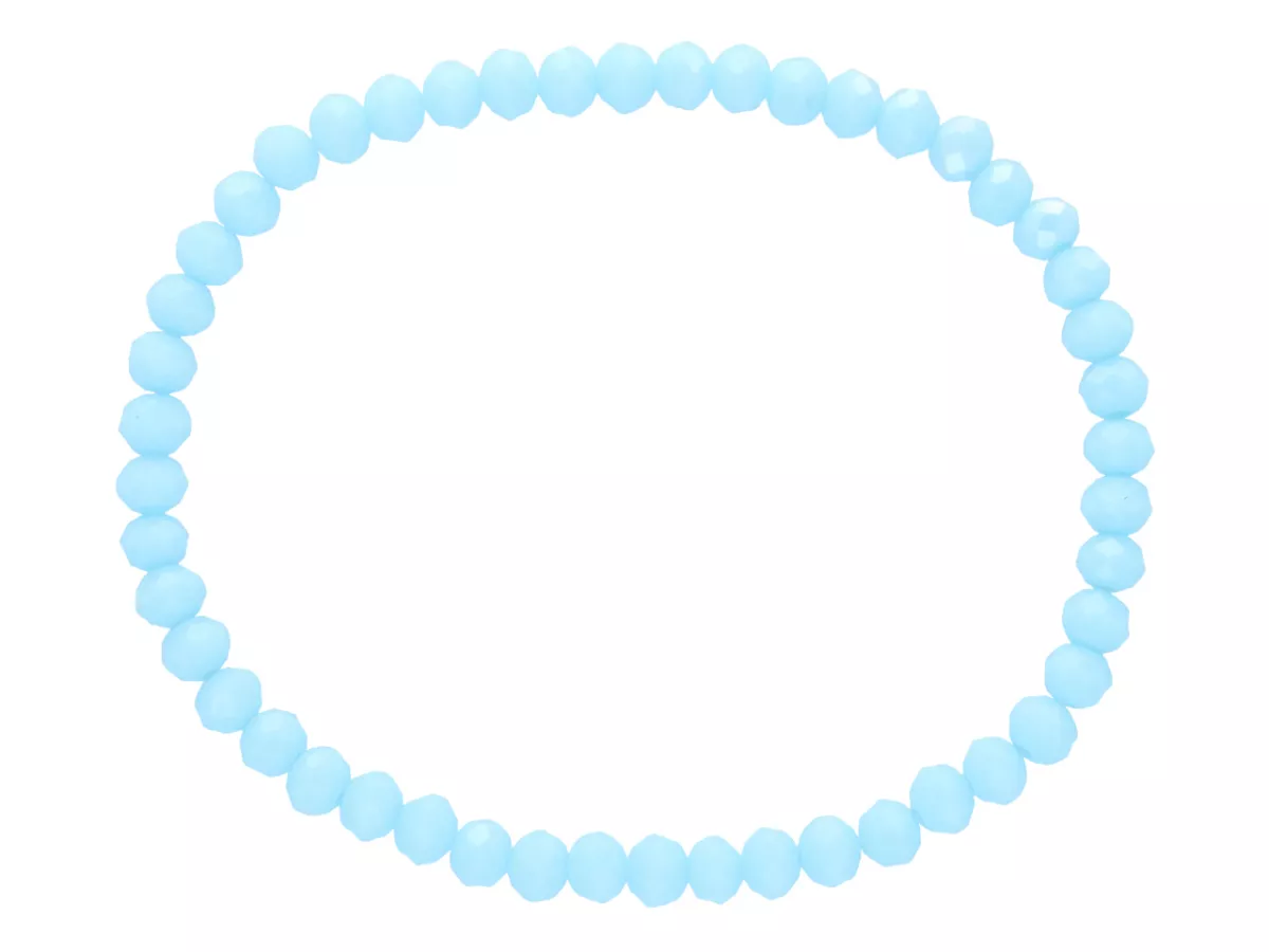 R2S88 BRANSOLETKA KRYSZTAŁKI 4,5 mm NA GUMCE