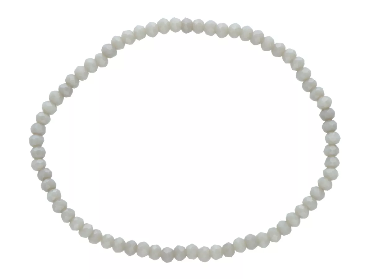 R4C43 BRANSOLETKA KRYSZTAŁKI 3 mm NA GUMCE