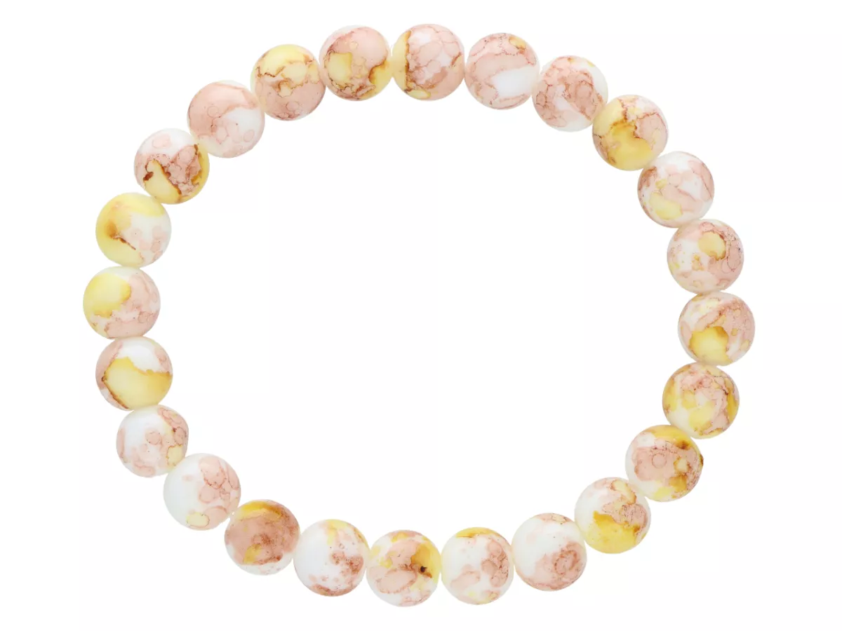 R4S34 BRANSOLETKA AKRYL LUX KULE 8,5 mm