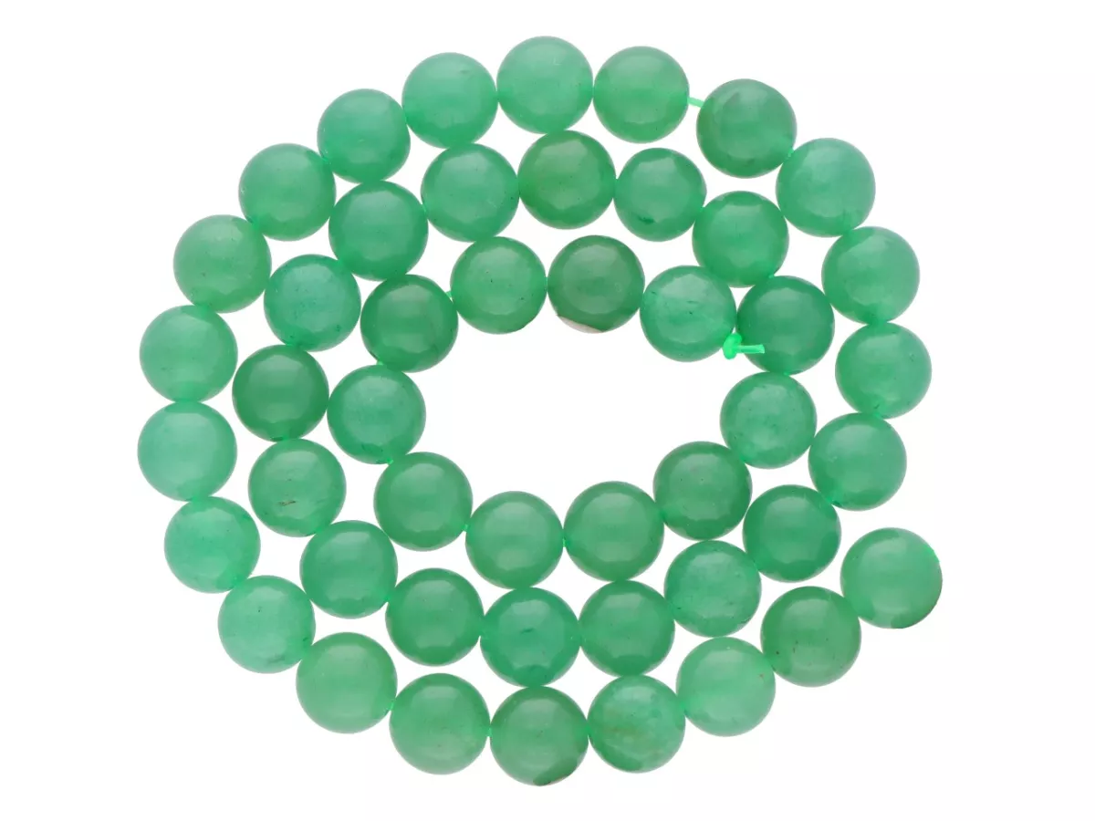 K6P85 NEFRYT KULE 8,5 mm - 1 SZNUR