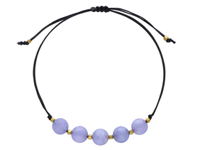 R4N03 BRANSOLETKA SHAMBALLA ANHYDRYT DYSK FASETOWANY