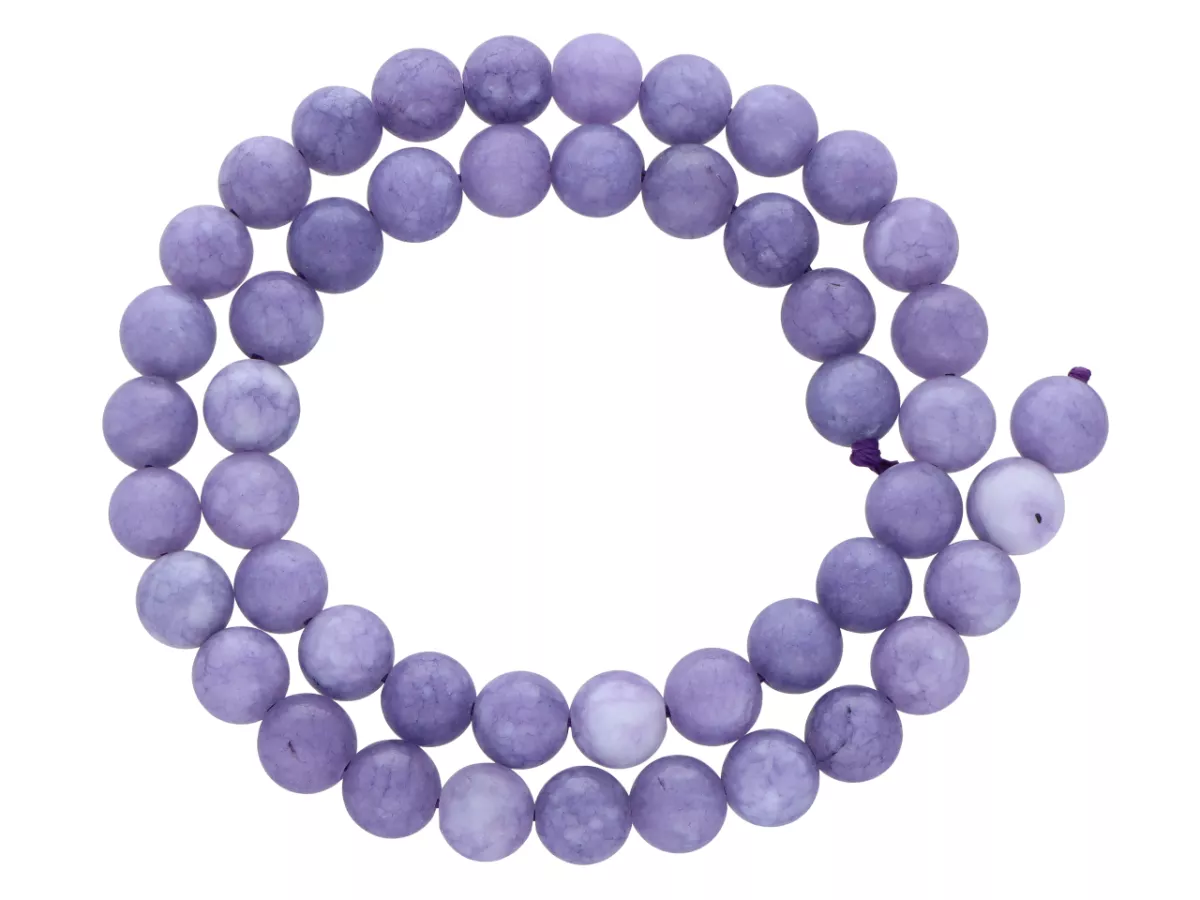 K6P77 ANHYDRYT PÓŁMATOWY KULE 8,5 mm - 1 SZNUR