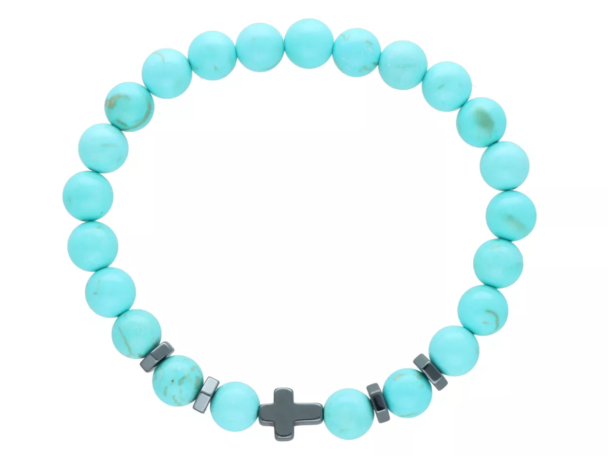 R4N93 BRANSOLETKA TURKUS KULE 8 mm
