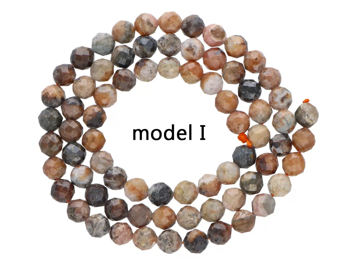 K7E83 RODONIT KULE FASETOWANE 5 mm - 1 SZNUR