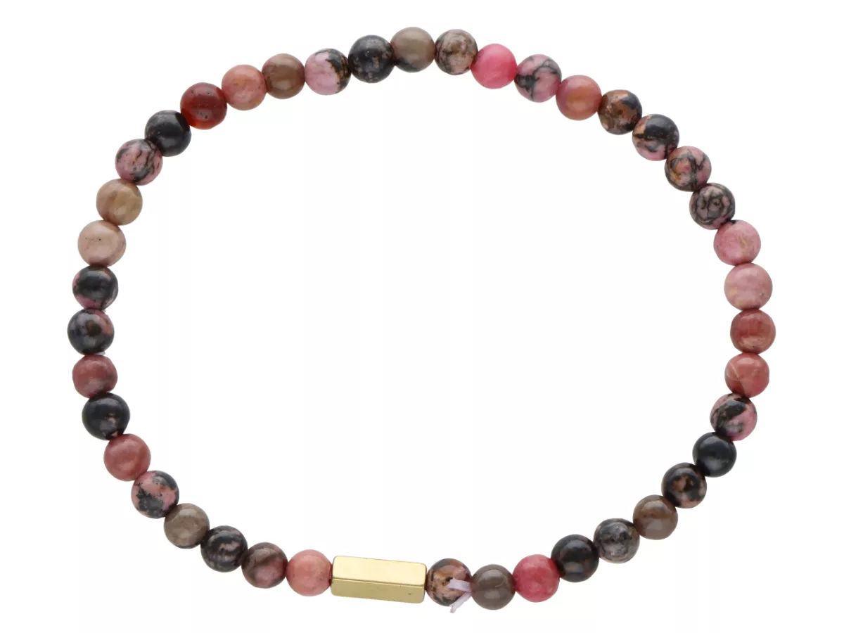 R4L62 BRANSOLETKA RODONIT KULE 4,5 mm