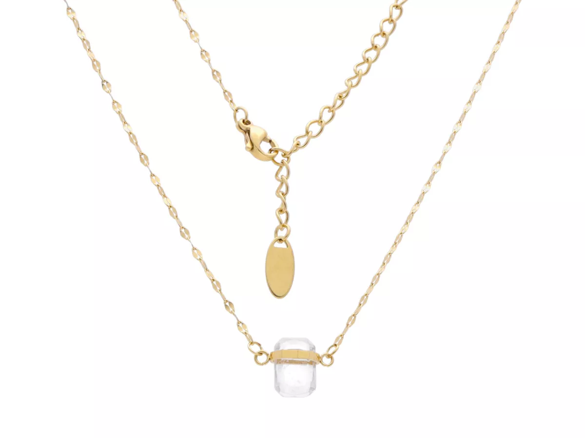 N3K38 NASZYJNIK KRYSZTAŁ GÓRSKI I STAL CHIRURGICZNA