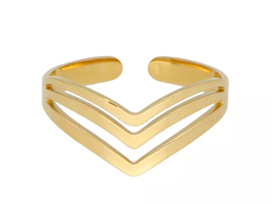 R3J35 PIERŚCIONEK ZE STALI CHIRURGICZNEJ - 1 SZTUKA