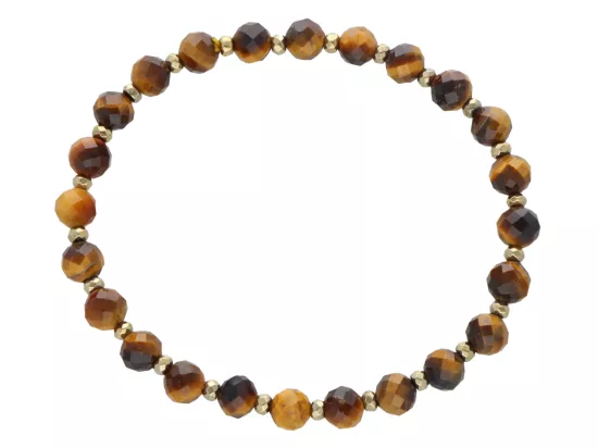 R5B65 BRANSOLETKA TYGRYSIE OKO I HEMATYT