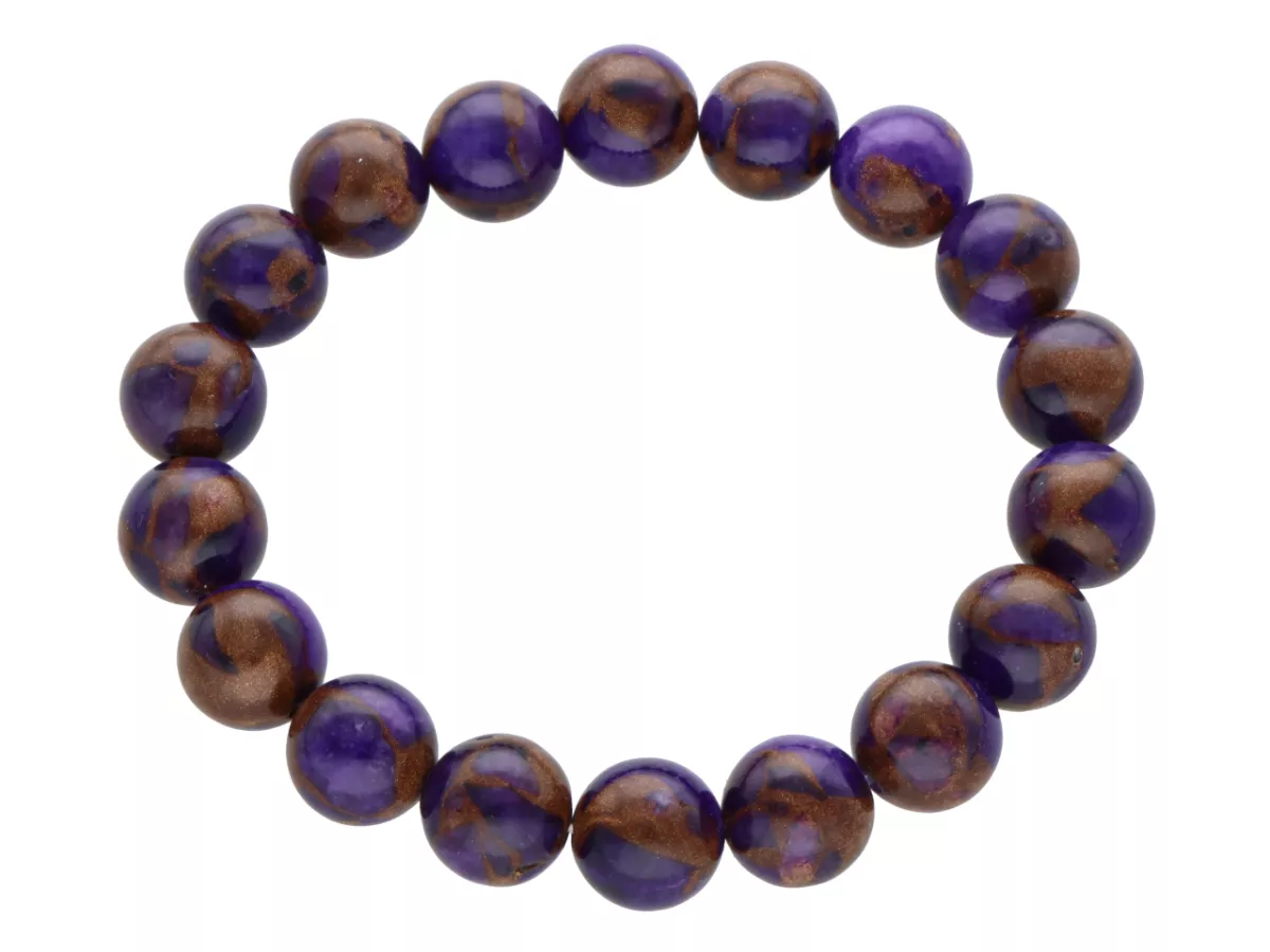 R3S43 BRANSOLETKA GOLD COLORED STONE KULE 10,5 mm