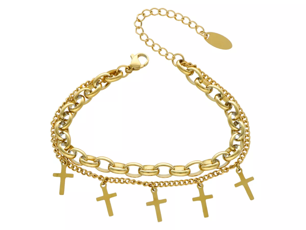 R3Y13 BRANSOLETKA ZE STALI CHIRURGICZNEJ