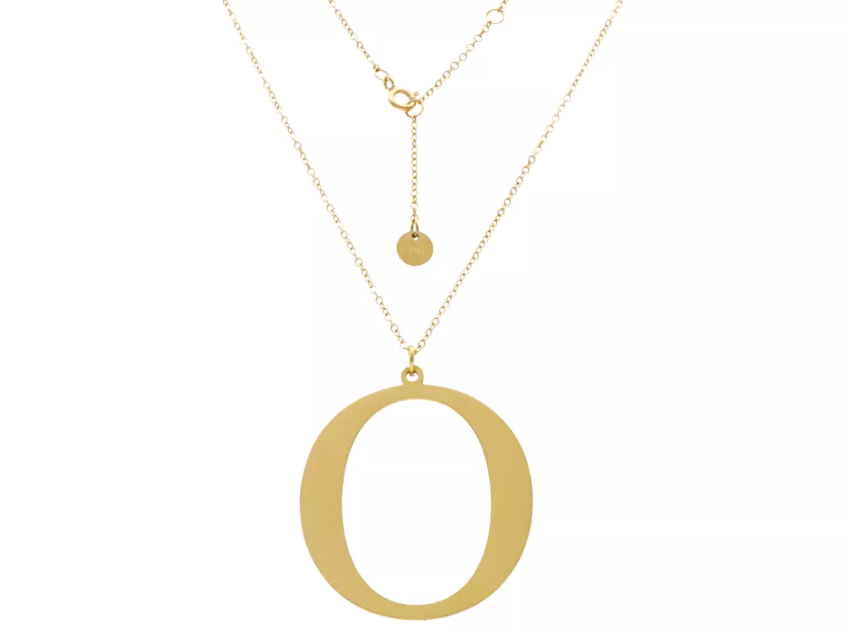 N2Z15 NASZYJNIK STAL CHIRURGICZNA - LITERKA 