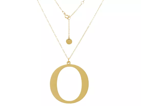 N2Z15 NASZYJNIK STAL CHIRURGICZNA - LITERKA "O"