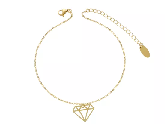 R4F16 BRANSOLETKA NA NOGĘ STAL CHIRURGICZNA