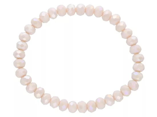 R2J11 BRANSOLETKA KRYSZTAŁKI 6 mm NA GUMCE