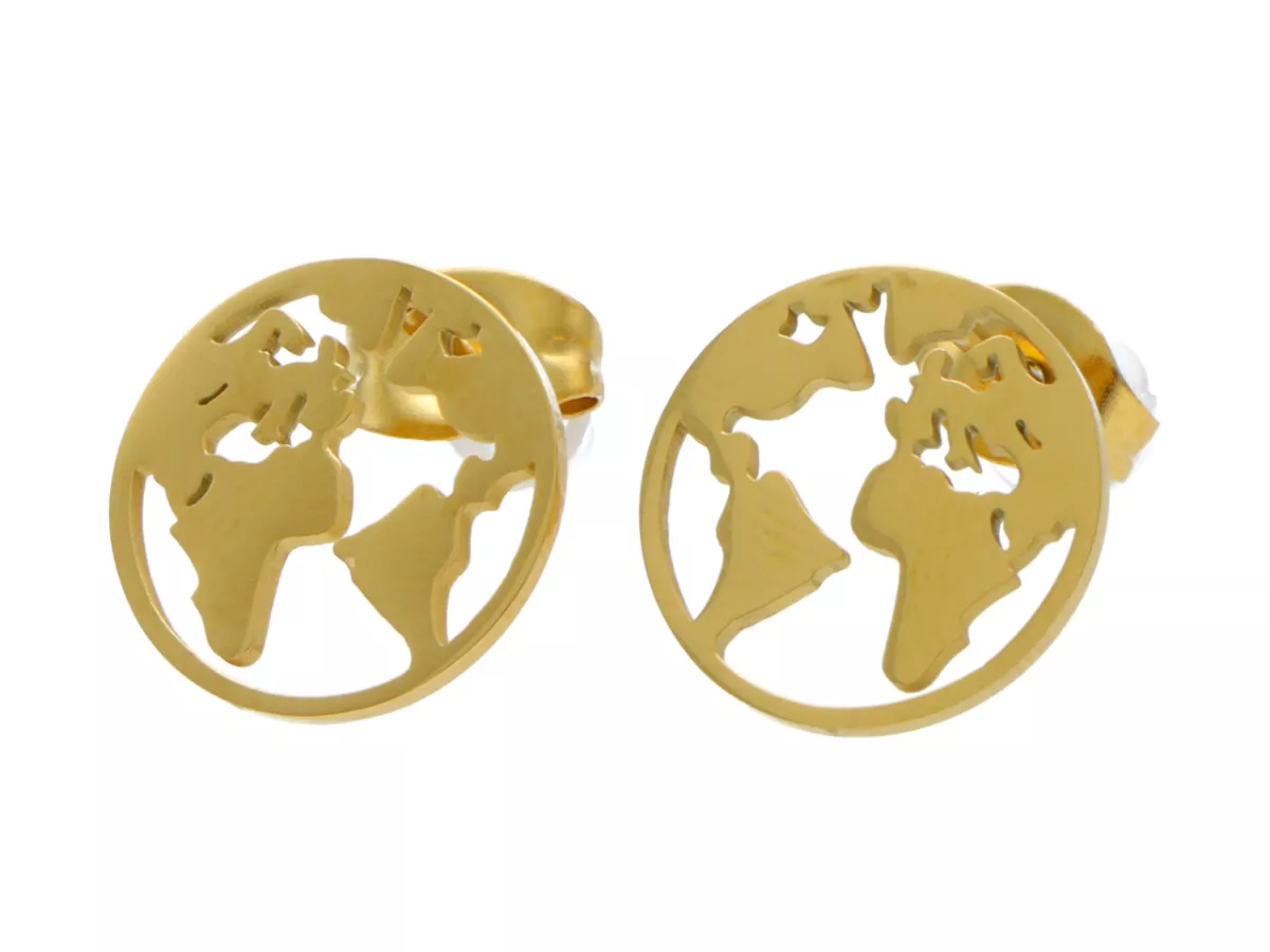 U1P06 KOLCZYKI STAL CHIRURGICZNA 1 PARA