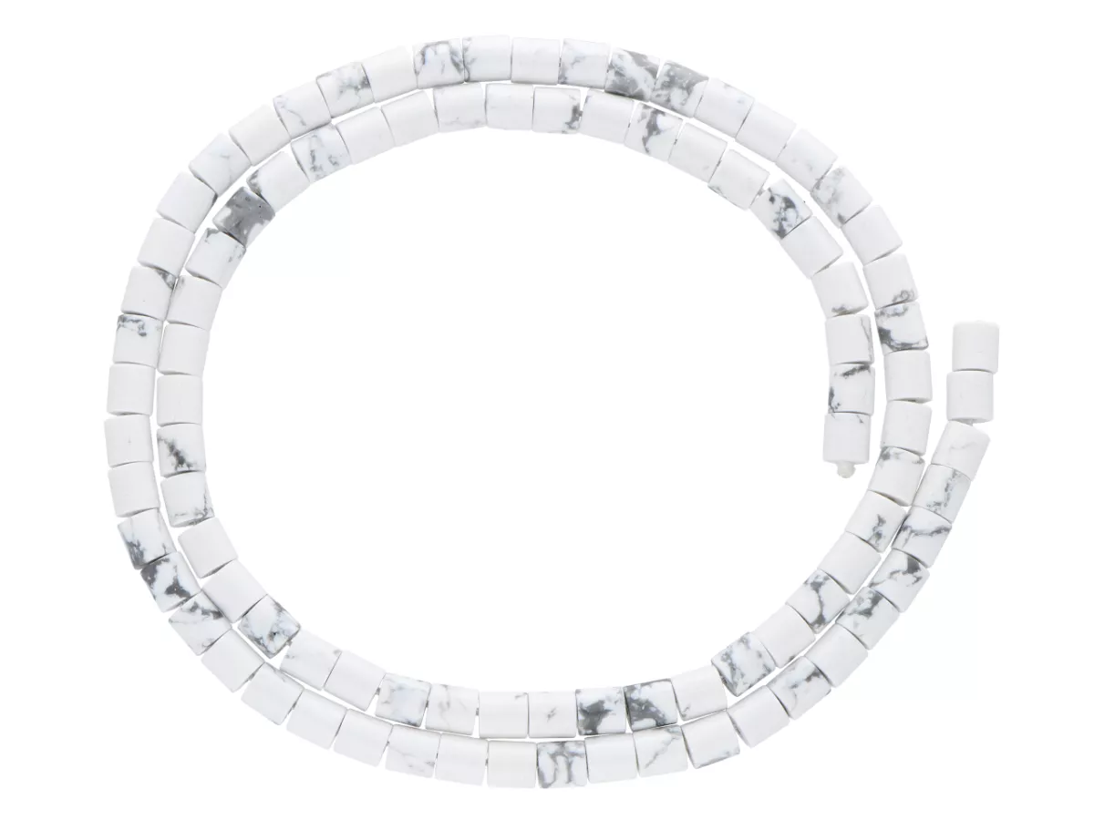 K7L76 BIAŁY HOWLIT LUX WALEC 4 mm - 1 SZNUR