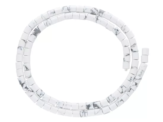 K7L76 BIAŁY HOWLIT LUX WALEC 4 mm - 1 SZNUR