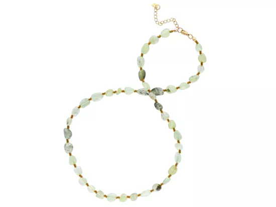 N3L74 NASZYJNIK PREHNIT