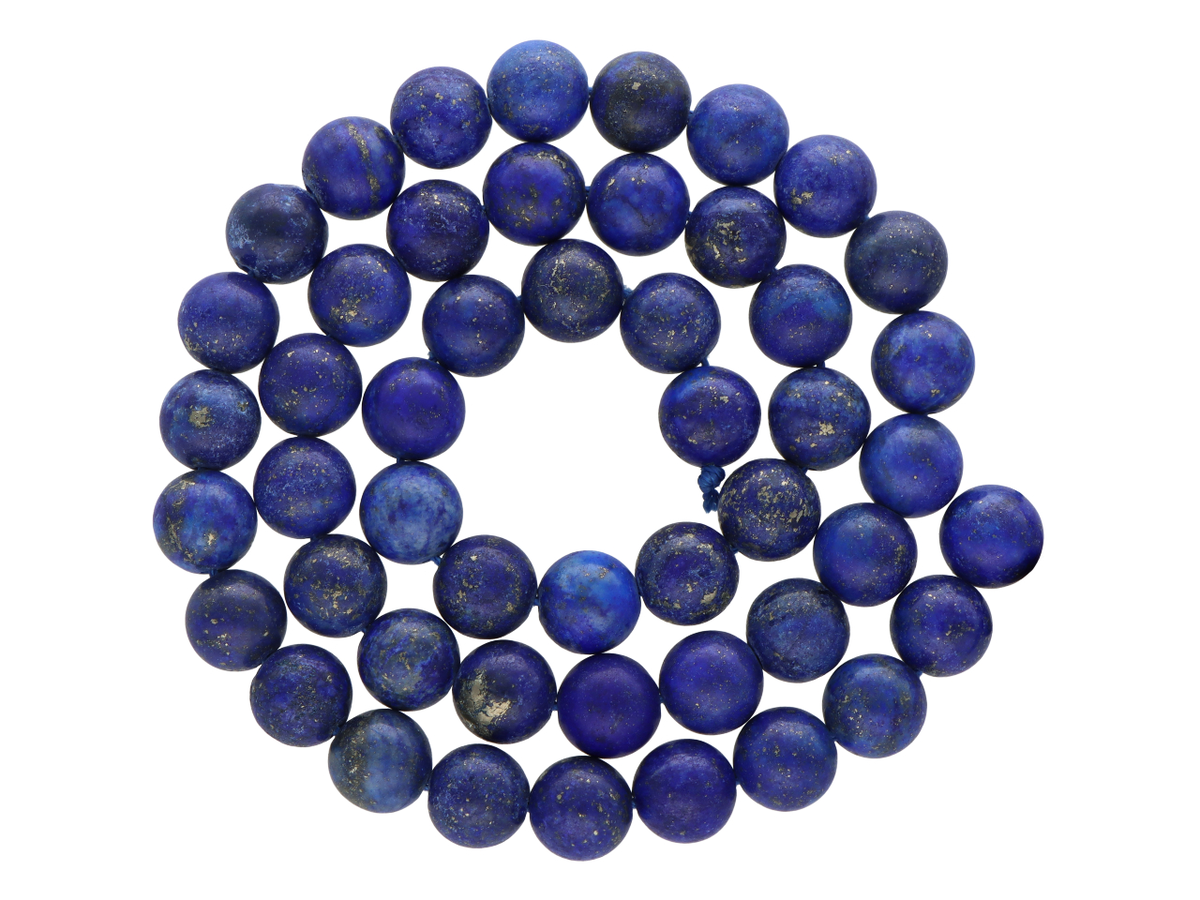 K6T99 LAPIS LAZULI MATOWY KULE 8 mm - 1 SZNUR