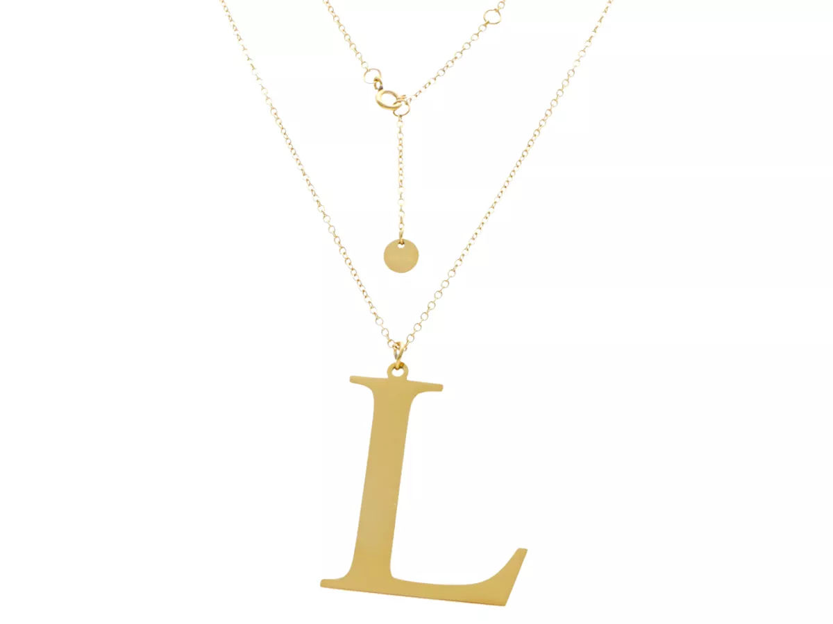 N2Z12 NASZYJNIK STAL CHIRURGICZNA - LITERKA 