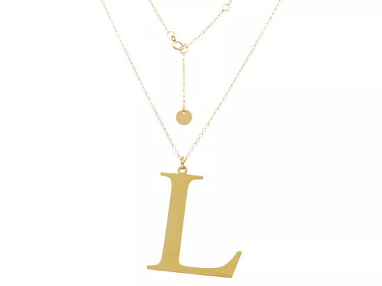 N2Z12 NASZYJNIK STAL CHIRURGICZNA - LITERKA "L"