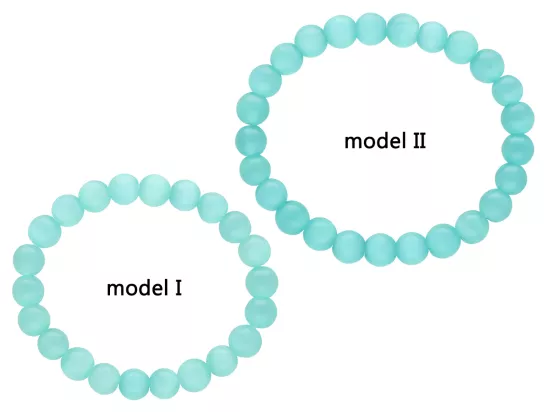 R4I28 BRANSOLETKA KOCIE OKO KULE 8 mm