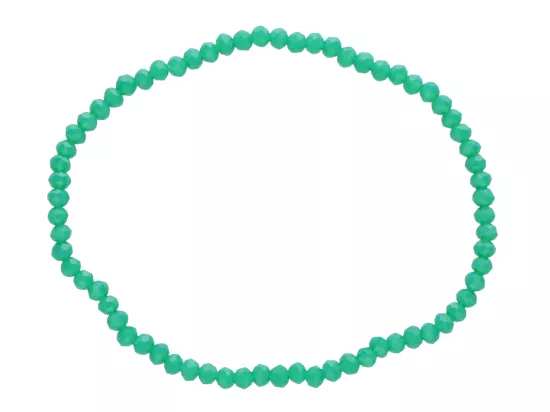 R4C31 BRANSOLETKA KRYSZTAŁKI 3 mm NA GUMCE