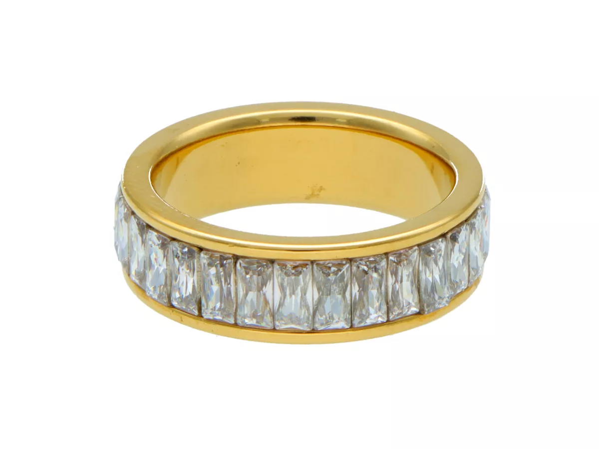 R4A22 PIERŚCIONEK ZE STALI CHIRURGICZNEJ - 1 SZTUKA