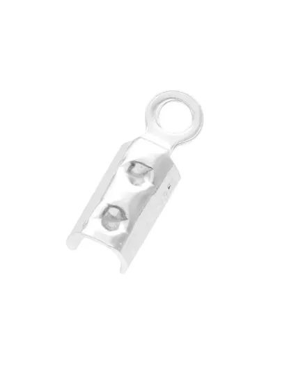 P3A93 ZACISKI DO LINEK RZEMIENI 2 mm SREBRO 925 - 1 SZTUKA