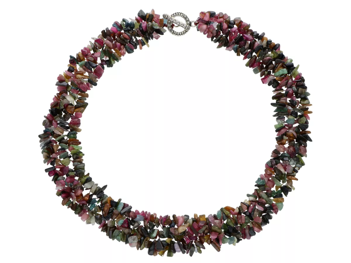 N2D74 NASZYJNIK TURMALIN SIECZKA