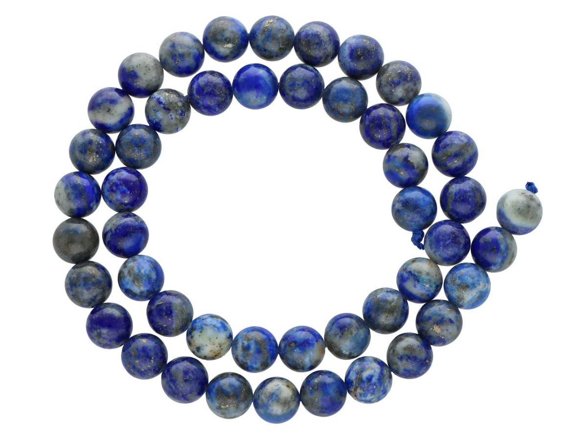 K7C10 LAPIS LAZULI KULE 8,5 mm - 1 SZNUR