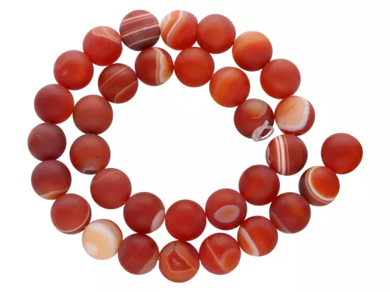 K6J82 AGAT MATOWY KULE 12 mm 1 SZNUR