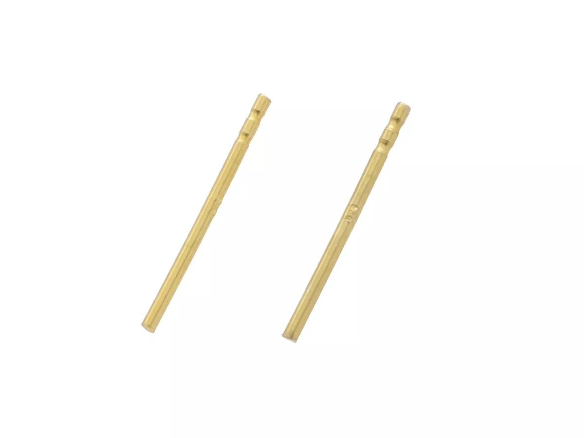 P3L07 SZTYFTY DO WKLEJANIA SREBRO 925 POZŁACANE - 1 PARA