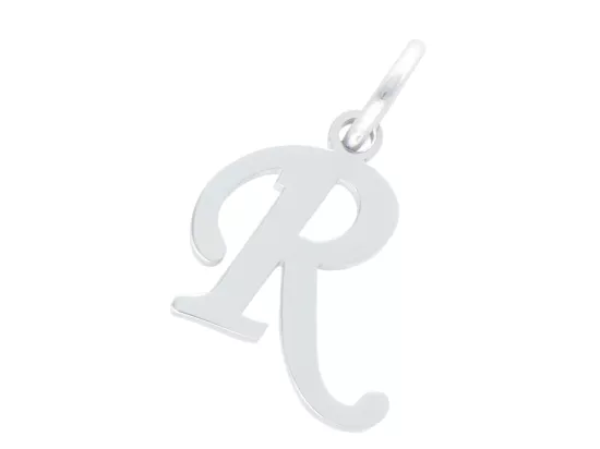 P5T17 ZAWIESZKA OZDOBNA ZE STALI CHIRURGICZNEJ LITERKA "R" - 1 SZTUKA