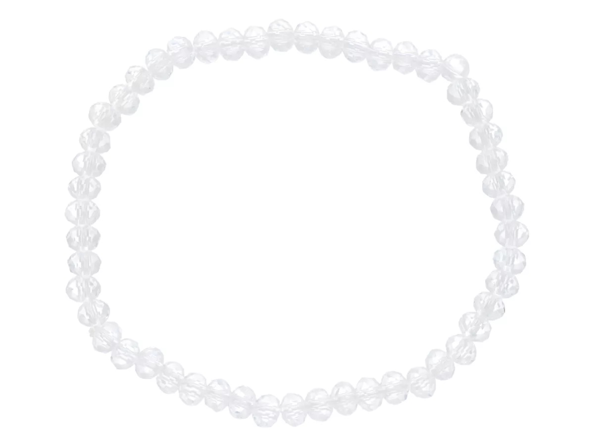 R1S65 BRANSOLETKA KRYSZTAŁKI NA GUMCE 4,5mm