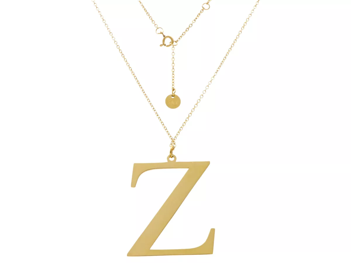 N2Z21 NASZYJNIK STAL CHIRURGICZNA - LITERKA 