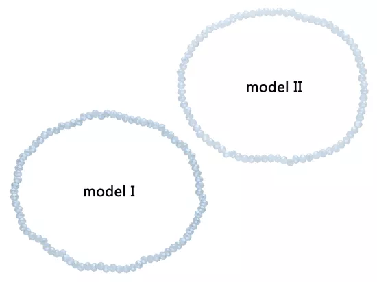 R3U43 BRANSOLETKA KRYSZTAŁKI 2,5 mm NA GUMCE
