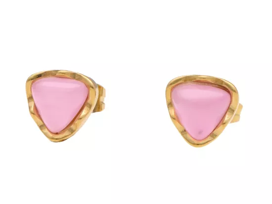 U1X90 KOLCZYKI KOCIE OKO I STAL CHIRURGICZNA 1 PARA