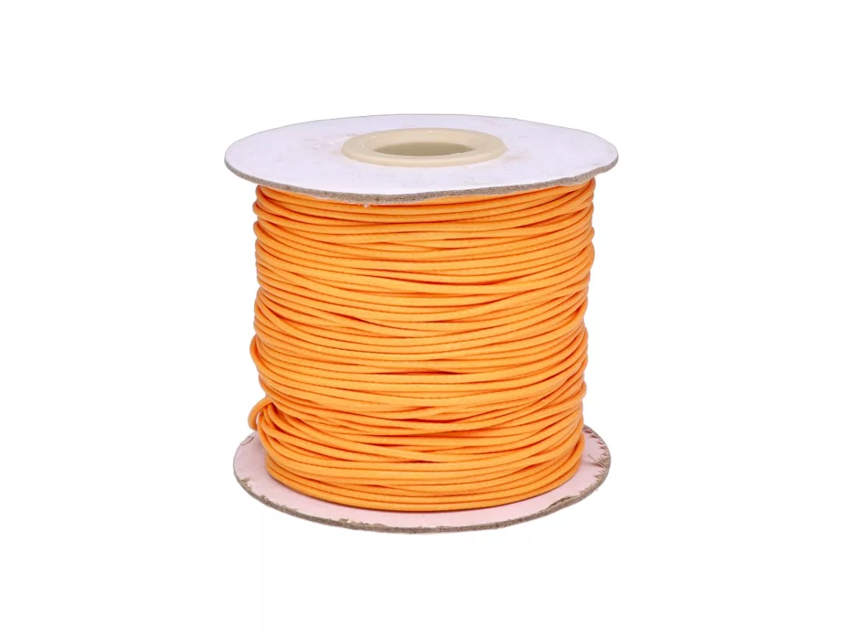 L3F69 SZNUREK JUBILERSKI WOSKOWANY 1 mm - 90 m