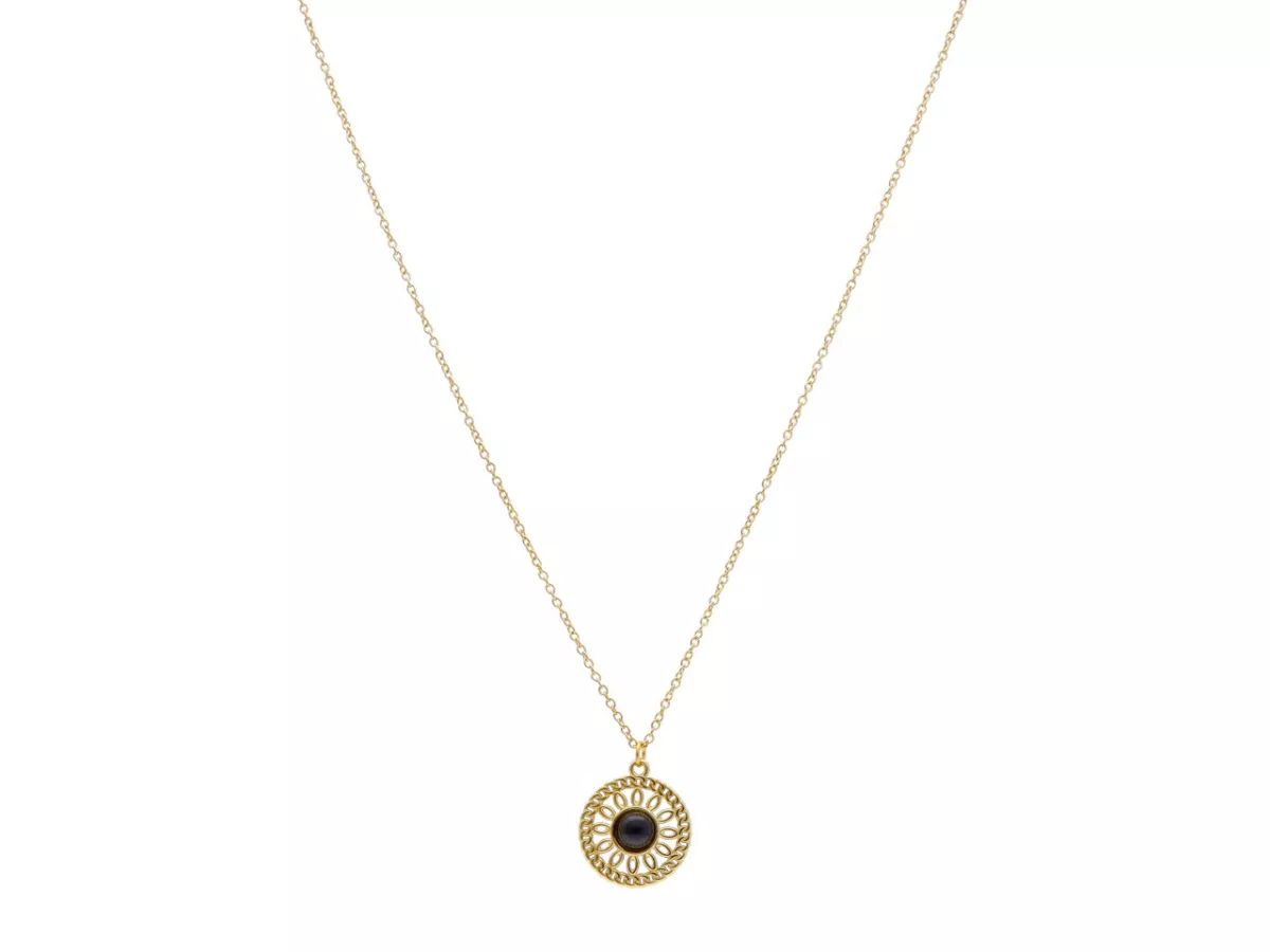 N3M17 NASZYJNIK ONYKS I STAL CHIRURGICZNA