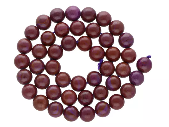 K7A16 JASPIS MORSKI KULE 8,5 mm - 1 SZNUR