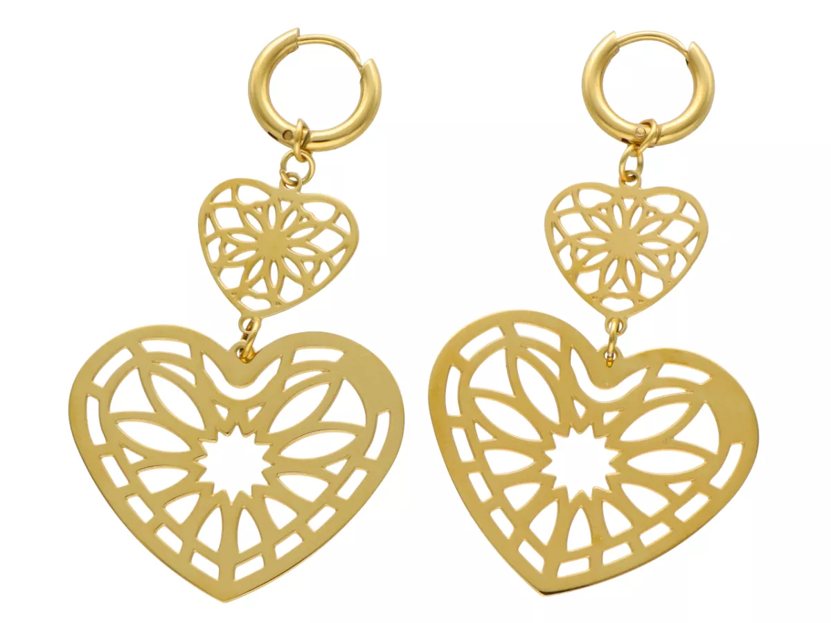 U1T95 KOLCZYKI STAL CHIRURGICZNA 1 PARA