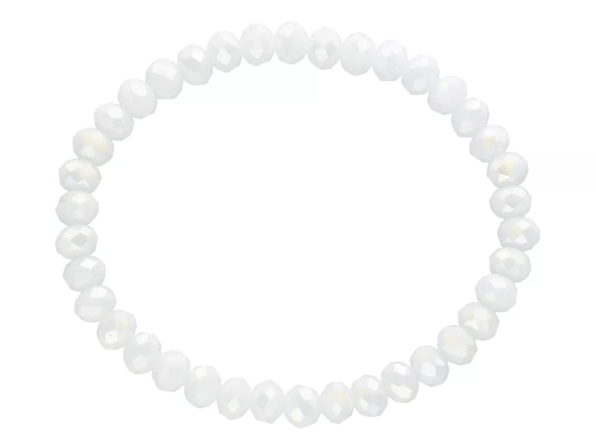 R2J09 BRANSOLETKA KRYSZTAŁKI 6 mm NA GUMCE