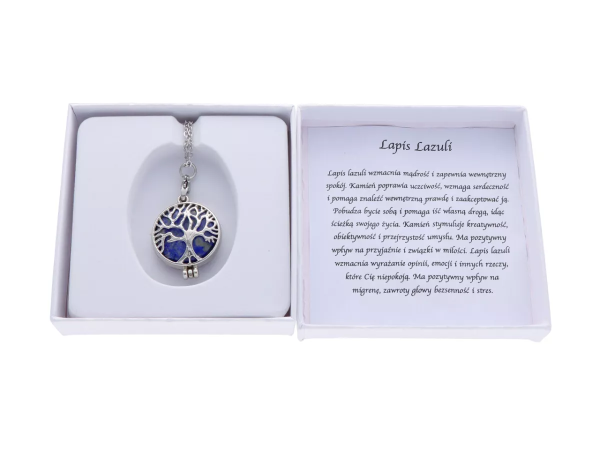 N2X62 NASZYJNIK STAL CHIRURGICZNA - LAPIS LAZULI