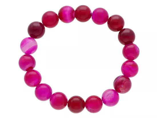 R4H77 BRANSOLETKA AGAT KULE 10 mm